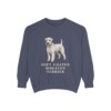 Soft Coated Wheaten Terrier Sweatshirt, Denim, front view