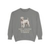 Soft Coated Wheaten Terrier Sweatshirt, Grey, front view