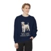 soft-coated-wheaten-terrier-sweatshirt-humor-true-navy-person-1-front Soft Coated Wheaten Terrier Humor Sweatshirt, True Navy, person 1 front
