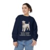 soft-coated-wheaten-terrier-sweatshirt-humor-true-navy-person-2-front Soft Coated Wheaten Terrier Humor Sweatshirt, True Navy, person 2 front
