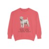 soft-coated-wheaten-terrier-sweatshirt-humor-watermelon Soft Coated Wheaten Terrier Humor Sweatshirt, Watermelon, front view
