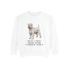 soft-coated-wheaten-terrier-sweatshirt-humor-white Soft Coated Wheaten Terrier Humor Sweatshirt, White, front view