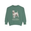 Soft Coated Wheaten Terrier Latin Sweatshirt, Light Green, front view