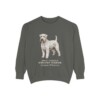 Soft Coated Wheaten Terrier Latin Sweatshirt, Pepper, front view