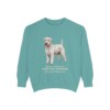 Soft Coated Wheaten Terrier Latin Sweatshirt, Seafoam, front view