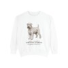 Soft Coated Wheaten Terrier Latin Sweatshirt, White, front view