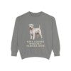 Soft Coated Wheaten Terrier Mom Sweatshirt, Grey, front view