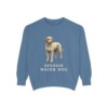 Spanish Water Dog Sweatshirt, Blue Jean, front view