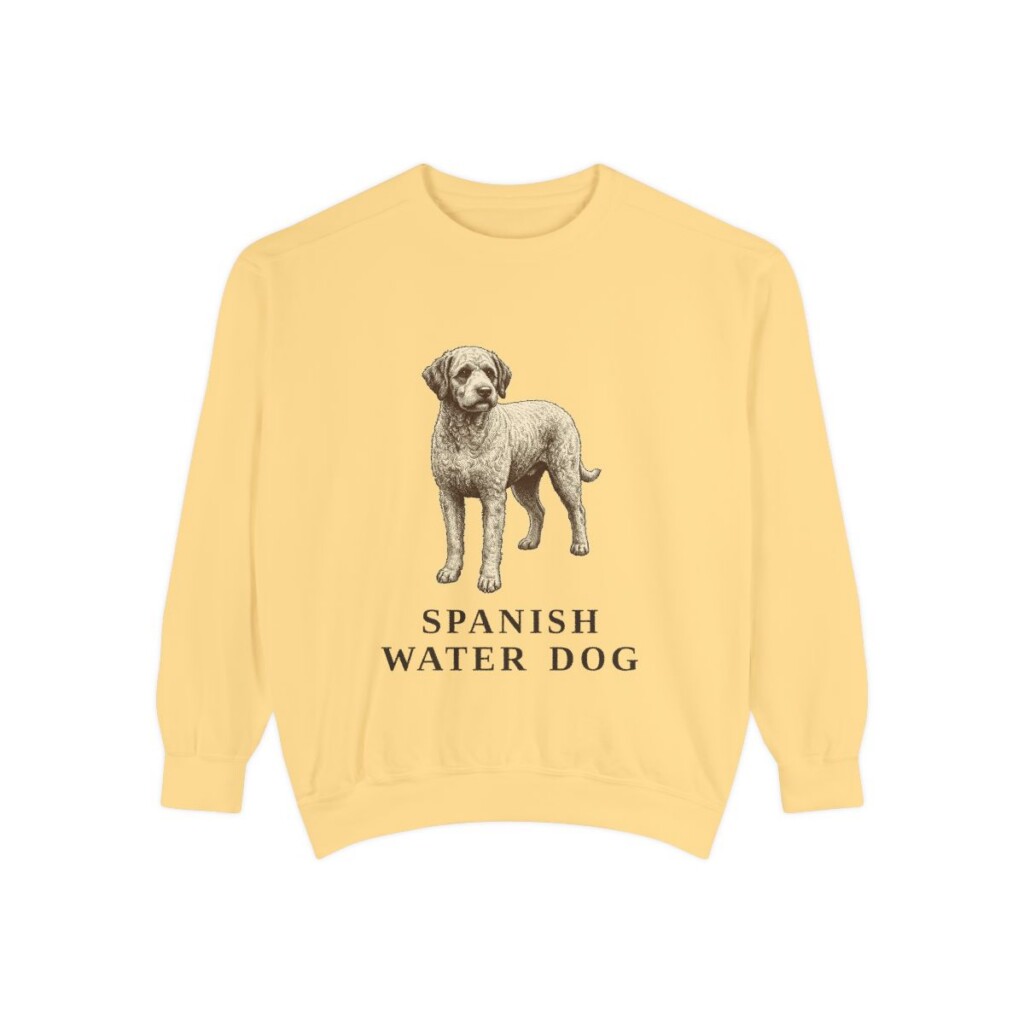 Spanish Water Dog Sweatshirt, Butter, front view