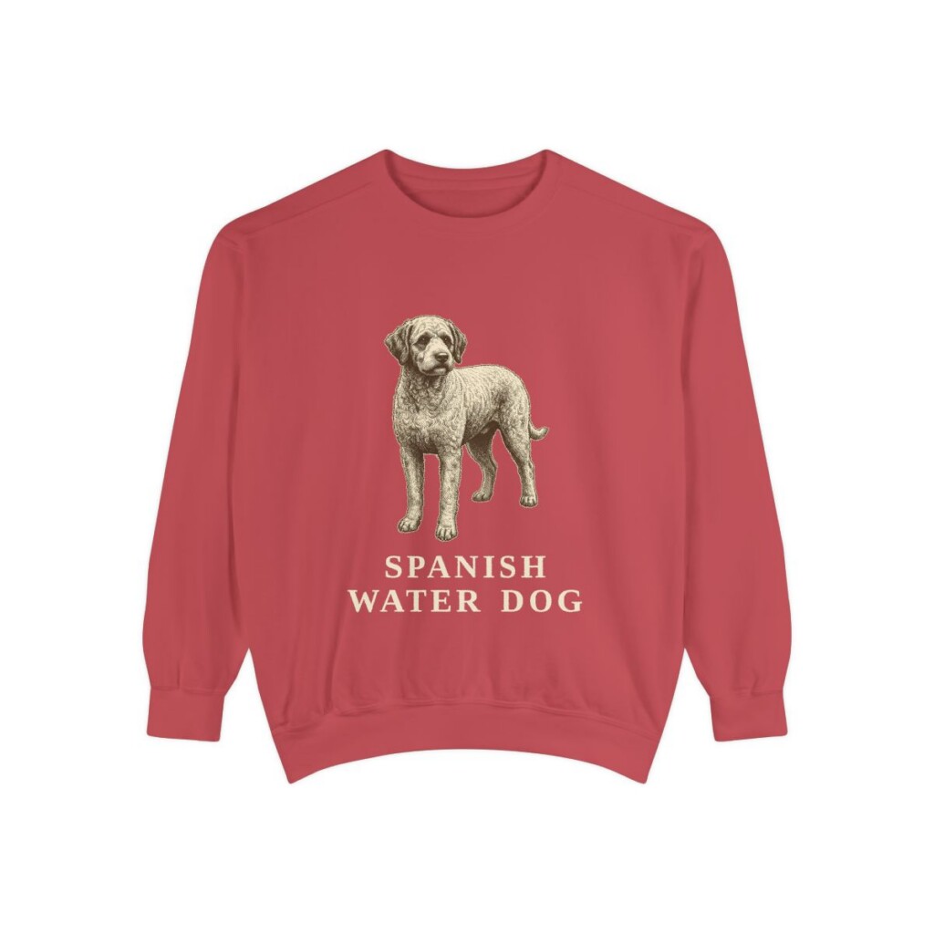 Spanish Water Dog Sweatshirt, Crimson, front view