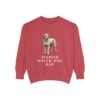 Spanish Water Dog Dad Sweatshirt, Crimson, front view