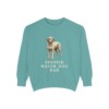 Spanish Water Dog Dad Sweatshirt, Seafoam, front view