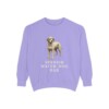 Spanish Water Dog Dad Sweatshirt, Violet, front view