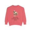 Spanish Water Dog Dad Sweatshirt, Watermelon, front view