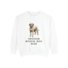 Spanish Water Dog Dad Sweatshirt, White, front view