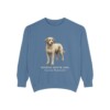 Spanish Water Dog Latin Sweatshirt, Blue Jean, front view