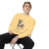 Spanish Water Dog Latin Sweatshirt, Butter, person 1 context