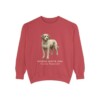 Spanish Water Dog Latin Sweatshirt, Crimson, front view