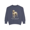 Spanish Water Dog Latin Sweatshirt, Denim, front view