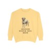 Spanish Water Dog Mom Sweatshirt, Butter, front view