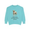 Spanish Water Dog Mom Sweatshirt, Chalky Mint, front view