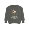 Spanish Water Dog Mom Sweatshirt, Pepper, front view
