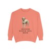 Spanish Water Dog Mom Sweatshirt, Terracotta, front view