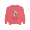 Spanish Water Dog Mom Sweatshirt, Watermelon, front view