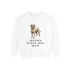 Spanish Water Dog Mom Sweatshirt, White, front view