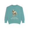 Spanish Water Dog Sweatshirt, Seafoam, front view