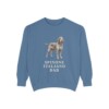 Spinone Italiano Dad Sweatshirt, Blue Jean, front view