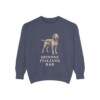 Spinone Italiano Dad Sweatshirt, Denim, front view
