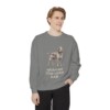 Spinone Italiano Dad Sweatshirt, Grey, person 1 front