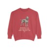 Spinone Italiano Humor Sweatshirt, Crimson, front view