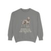 Spinone Italiano Humor Sweatshirt, Grey, front view