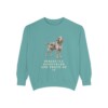 Spinone Italiano Humor Sweatshirt, Seafoam, front view