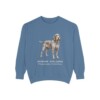 Spinone Italiano Latin Sweatshirt, Blue Jean, front view