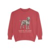 Spinone Italiano Latin Sweatshirt, Crimson, front view