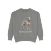 Spinone Italiano Latin Sweatshirt, Grey, front view