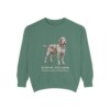 Spinone Italiano Latin Sweatshirt, Light Green, front view