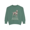 spinone-italiano-sweatshirt-light-green Spinone Italiano Sweatshirt, Light Green, front view