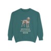 spinone-italiano-sweatshirt-mom-blue-spruce Spinone Italiano Mom Sweatshirt, Blue Spruce, front view