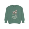 spinone-italiano-sweatshirt-mom-light-green Spinone Italiano Mom Sweatshirt, Light Green, front view