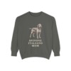 spinone-italiano-sweatshirt-mom-pepper Spinone Italiano Mom Sweatshirt, Pepper, front view