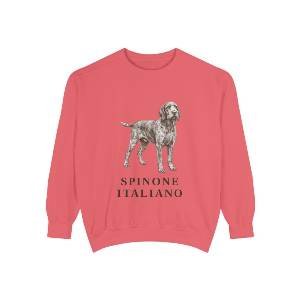 spinone-italiano-sweatshirt-watermelon Spinone Italiano Sweatshirt, Watermelon, front view