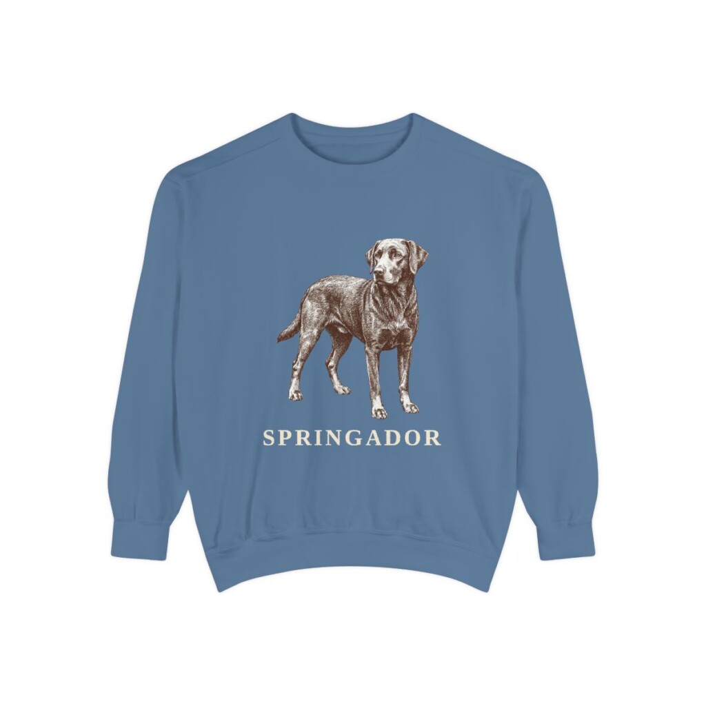 Springador Sweatshirt, Blue Jean, front view