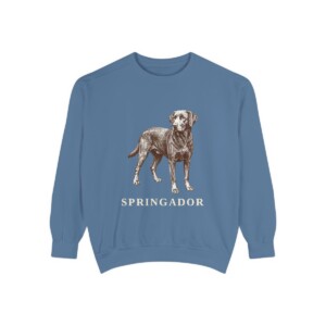 Springador Sweatshirt, Blue Jean, front view