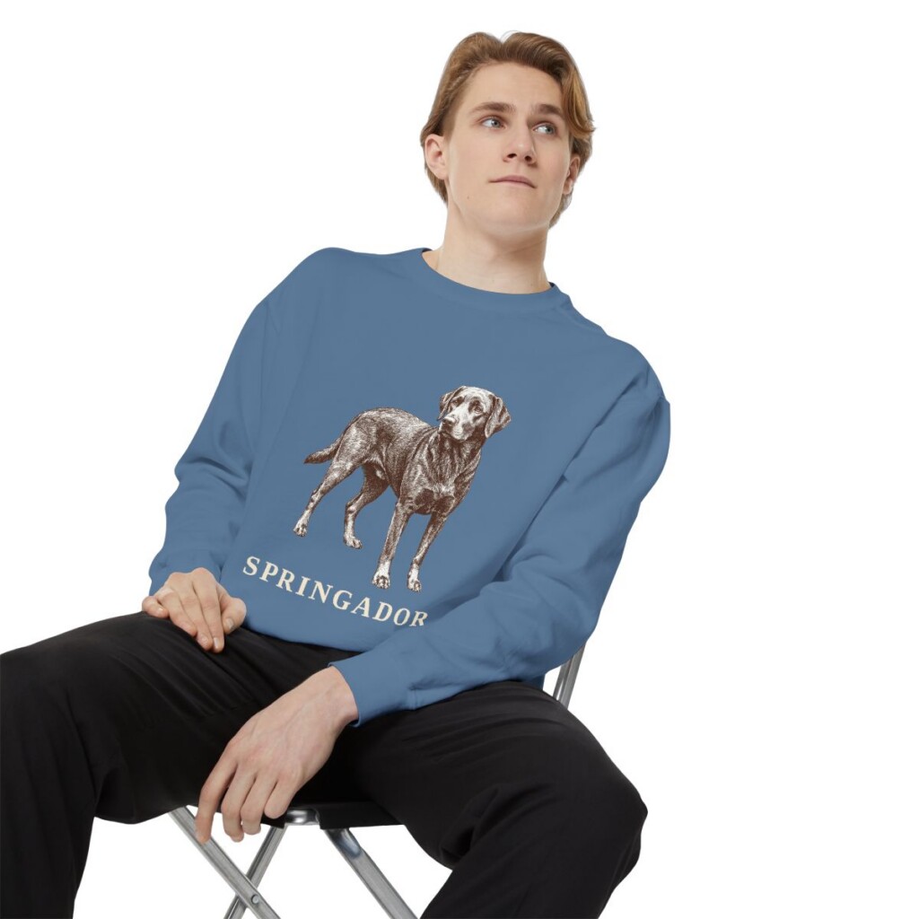 Springador Sweatshirt, Blue Jean, person 1 context
