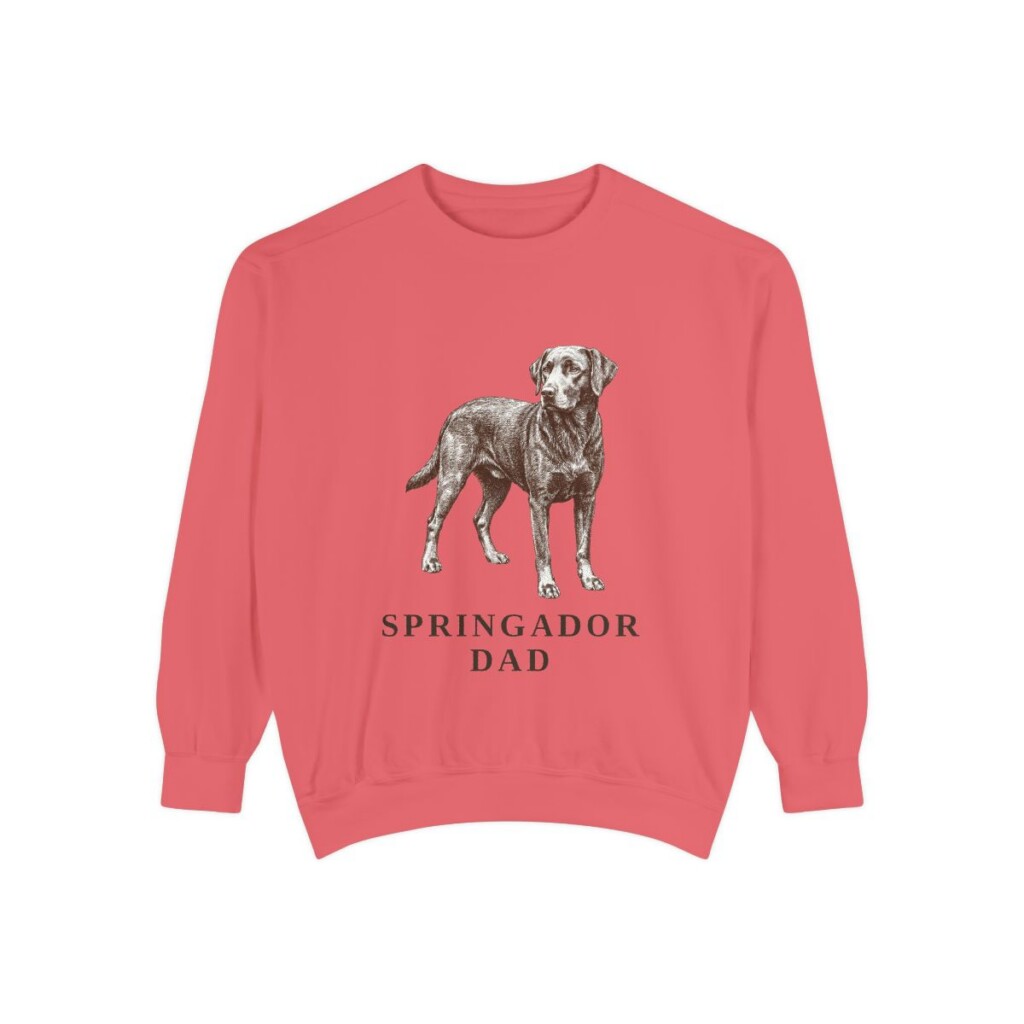 Springador Dad Sweatshirt, Watermelon, front view
