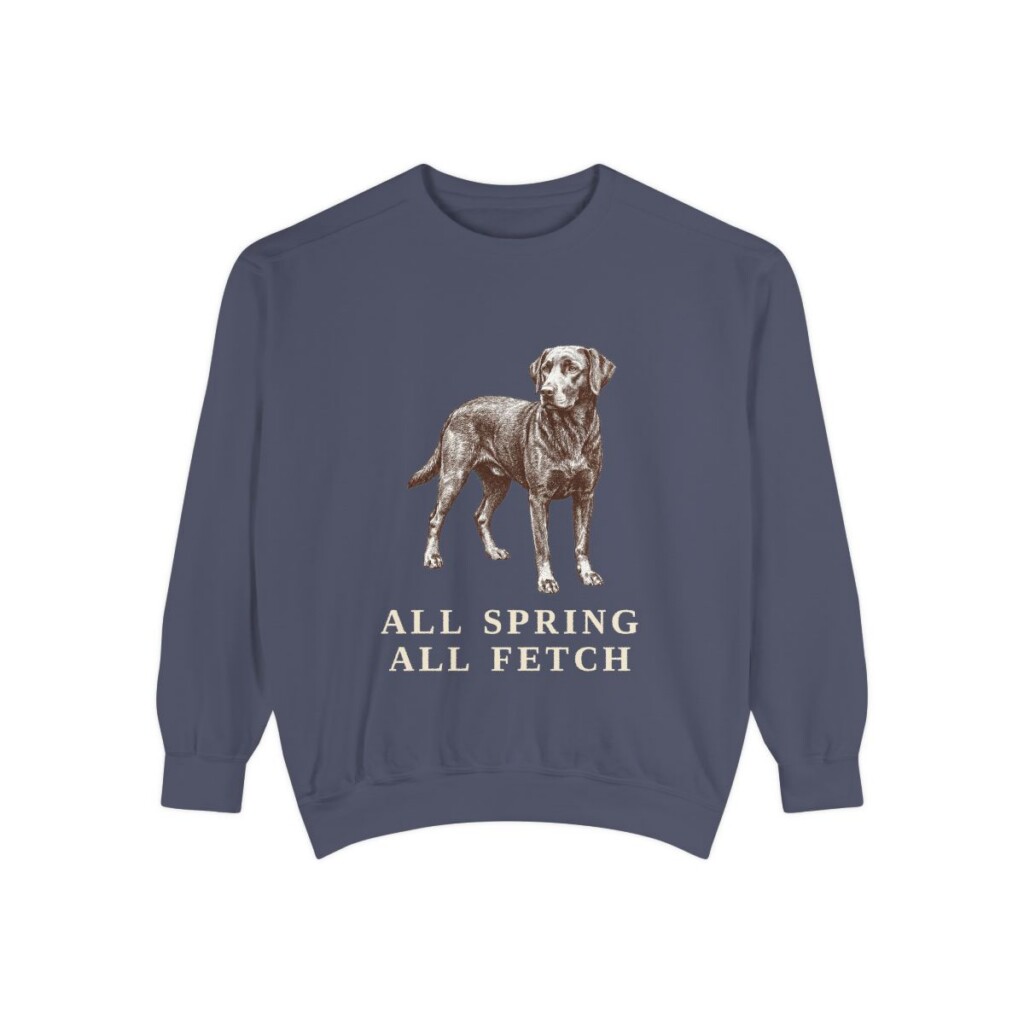 Springador Humor Sweatshirt, Denim, front view
